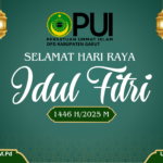 Poto ucapan selamat Idul Fitri dari DPD PUI Kabupaten Garut