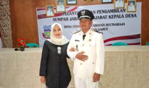 Foto: PJs Kepala Desa Cigadog Kecamatan Sucinaraja Atik Tresnayadi