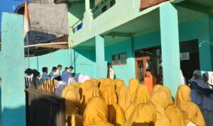 Foto: Kegiatan Bai'at Gabungan santri Tsanawiyah dan Muallimin PPI 213 Darusyifa Sukawening