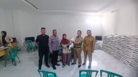 Kegiatan monitoring Bantuan Pangan Desa Cipancar Kecamatan Leles