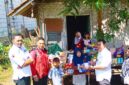 Tim PKH Kecamatan Banyuresmi bersama pemerintah desa melakukan monitoring pembangunan Rumah Sejahtera Terpadu (RST) dan bantuan kewirausahaan untuk Ahmad