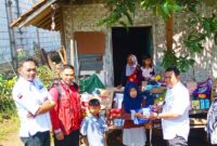 Tim PKH Kecamatan Banyuresmi bersama pemerintah desa melakukan monitoring pembangunan Rumah Sejahtera Terpadu (RST) dan bantuan kewirausahaan untuk Ahmad