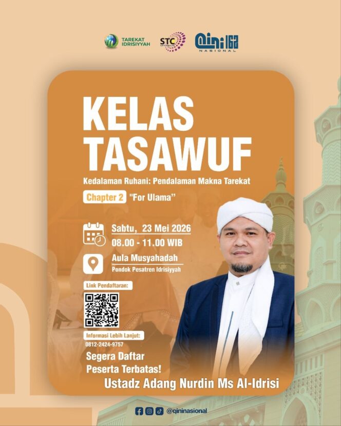 
					Menata Hati di Era Modern: Kelas Tasawuf Idrisiyyah Chapter 2 Resmi Digelar