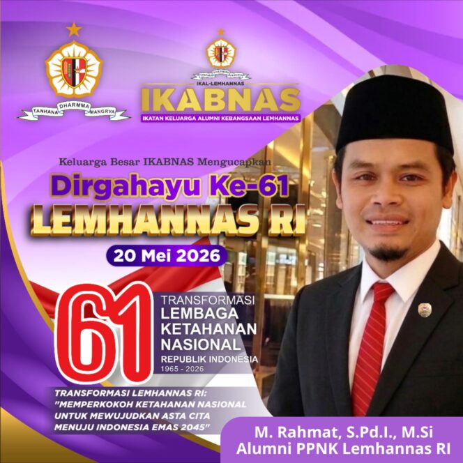 
					HUT ke-61 Lemhannas RI, Alumni PPNK 2024 Serukan Transformasi Kebangsaan Menuju Indonesia Emas 2045