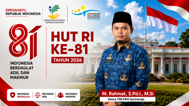 
					81 Tahun Indonesia Merdeka, Ketua TIM PKH Sucinaraja Dorong Semangat Pengabdian dan Kesejahteraan Sosial