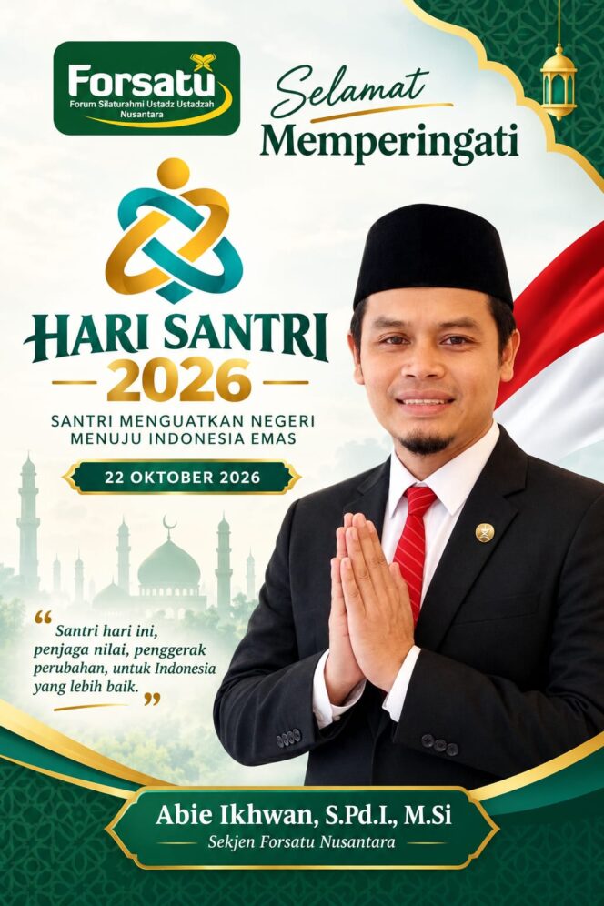 
					Santri Bukan Penonton Sejarah: Saatnya Mengambil Peran dalam Kepemimpinan Bangsa